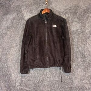 The north face osito women's full zip jacket black winter ( fair condition) med